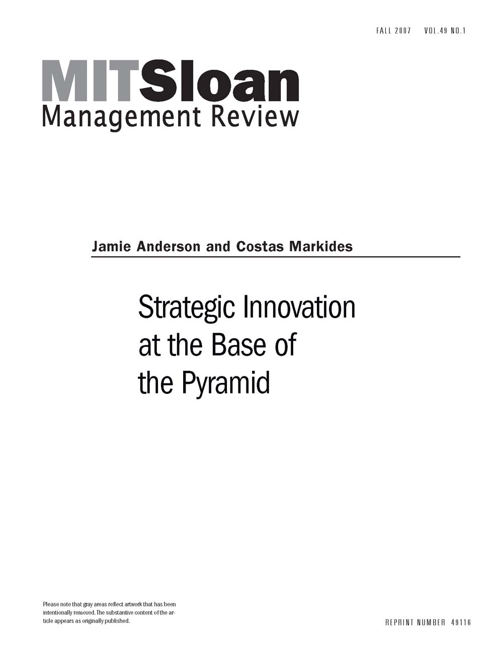 Product cover